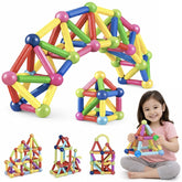 Bloques Magnéticos De Construcción 136pcs Juego Niños - Lhua Store