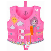 Chaleco Flotador Sirena Niñas Con Silbato De 6 A 10 Años - Lhua Store
