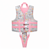 Chaleco Salvavidas Infantil Ajustable Rainbow Pool24k Piscina - Lhua Store