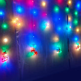 Guirnalda Cascada Multicolor 30 Led Decoración Navidad - Lhua Store