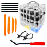 Kit 650 Clip Broche Retencion Plastico Auto Lata Tapabarro - Lhua Store