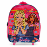 Mochila Barbie Con Ruedas Rosado Escolar Niña Original - Lhua Store