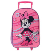 Mochila Escolar Minnie Con Ruedas Niñas Disney Original - Lhua Store