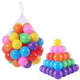 Pack 100 Pelotas Plásticas Para Piscina Colores - Lhua Store