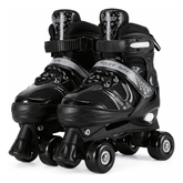 Patines 4 Ruedas Ajustable Artísticos Negro Para Niños - Lhua Store