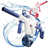 Pistola Agua Eléctrica Uzi Azul Niños Recargable Juguete Verano - Lhua Store