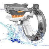 Pistola De Agua Electrica Shark Gris Recargable Niños Juguete - Lhua Store