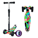 Scooter Monopatin Rupu Scootart Wave Regulable Rueda Led - Lhua Store