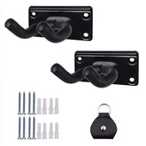 Set 2 Soporte Colgador Pared Guitarra Ukelele Bajo + 5 Púas - Lhua Store