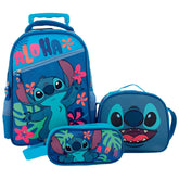Set 3 Pcs Mochila Escolar Stitch Niña Disney Con Lonchera - Lhua Store
