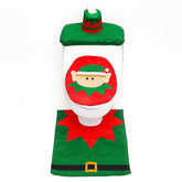 Set De Baño Duende 3 Piezas Adorno Navidad Decoración - Lhua Store