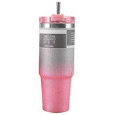 Vaso Térmico Brillantina Acero Inoxidable 890ml Frio Calor - Lhua Store