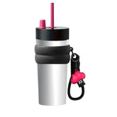 Vaso Térmico Kawaii Mug Con Bombilla Acero Inoxidable 710ml Frio Calor - Lhua Store