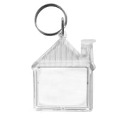 100 Llaveros Acrílico Casa M2 Portafoto Publicitario - LhuaStore