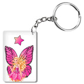 50 Llaveros Acrílicos Rectangular Transparente Publicitario - LhuaStore