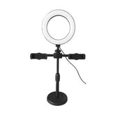 Aro De Luz 16cm + 2 Porta Teléfono Tiktok Youtube Streamer - LhuaStore