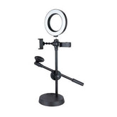 Aro De Luz 26cm + 3 Soporta Teléfono Y Micrófono Tiktok - LhuaStore
