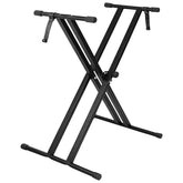 Atril Barra Doble Con Seguro Para Teclado 7 Niveles Metálico - LhuaStore