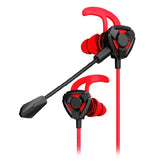 Audifonos Gamer Reptilex Rx0032 Rojo Micrófono Desmontable - LhuaStore