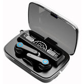 Audífonos In-ear Inalámbricos Bluetooth M19 Negro Luz Led - Lhua Store