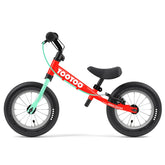 Bicicleta Aprendizaje Sin Pedales Yedoo Tootoo 13109 Red Orange Aro 12 Niños - LhuaStore