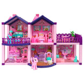 Casa De Muñecas Infantil Niñas 60x22x38Cm Pony Juguete - LhuaStore