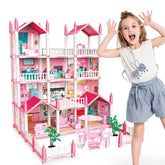 Casa De Muñecas Infantil Niñas 60x53x52cm Clasica Juguete - LhuaStore