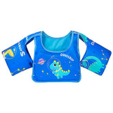 Chaleco Flotador Dinosaurio Astronauta Azul Niños 4 A 8 Años Verano Piscina - LhuaStore