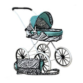 Coche Para Muñecas Con Bolso XL Niñas Bebe Juguete Animal Print - LhuaStore