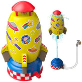 Cohete Rociador Amarillo Lanza Agua Chorro Juguete Niños Verano - LhuaStore
