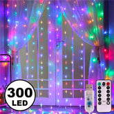 Cortina Led 300 Led 3x3m Alambre Multicolor Usb Navidad Decoración - LhuaStore