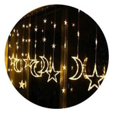 Guirnalda Cascada Luna Luz Cálida 138 Led 3mts Navidad - LhuaStore