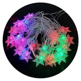 Guirnalda Copo De Nieve Multicolor 220v 3 Met. 28 Led - LhuaStore