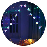 Guirnalda Estrellas Cascada Multicolor 16 Estrellas Navidad - LhuaStore
