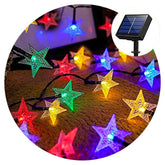 Guirnalda Solar Estrella 5 Metros 50 Led Calida Navidad - LhuaStore