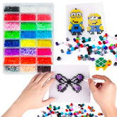 Hama Perler 3650 Beads 5mm 24 Color Diseña Fabrica Juguetes - LhuaStore