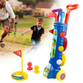 Juego De Golf Con Carro Y Accesorios Niño Juguetes Diversión - LhuaStore