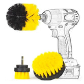 Kit De 3 Cepillos Para Taladro Pulidora Limpieza Auto Tapiz - LhuaStore