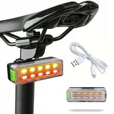 Luz Led Para Bicicleta Trasera Qx-w10b Recargable Usb Ipx6 - LhuaStore