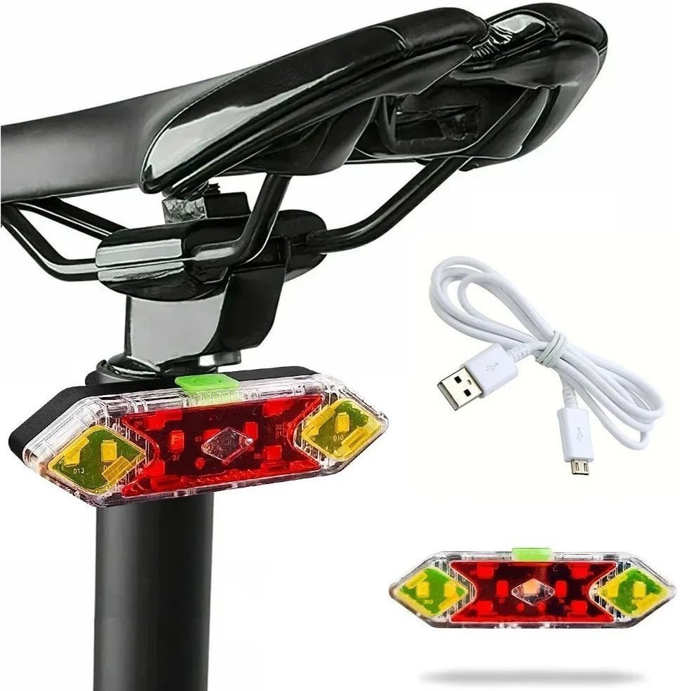 Luz Led Para Bicicleta Trasera Qx w11 Recargable Usb Ipx6