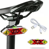 Luz Led Para Bicicleta Trasera Qx-w11 Recargable Usb Ipx6 - LhuaStore