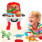 Maleta De Dinosaurios 15 Piezas Juguete Mochila Niños - LhuaStore