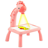 Mesa Proyector Para Pintar Dibujar Niñas Rosado Juego Didáctico - LhuaStore