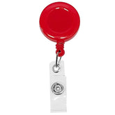Pack 10 Porta Credenciales Yoyo Retractil Rojo - LhuaStore