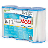 Pack 3 Repuesto Cartucho Filtro Piscina Tipo A Intex 29003 - LhuaStore