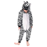 Pijama Cebra Enterizo Kigurumi Polar 3-12 Años - LhuaStore