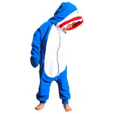Pijama Tiburon Azul Enterizo Kigurumi 3-12 Años - LhuaStore