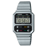 Reloj Hombre Casio A100we-1a Plateado Digital - LhuaStore