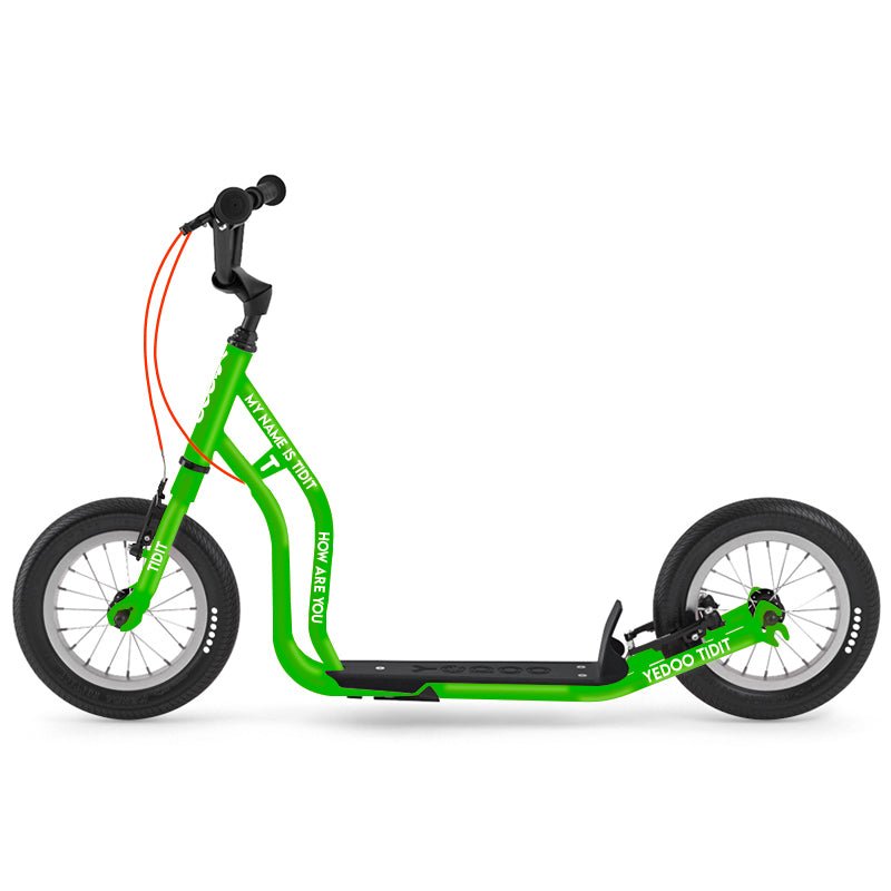 Scooter Bicicleta Yedoo Tidit Green Aro 12 Niños - LhuaStore – Lhua Store