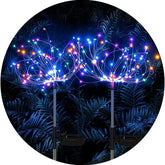 Set 2 Luces Micro Led Hadas Multicolor Solar Fuego Artificiales Navidad - LhuaStore